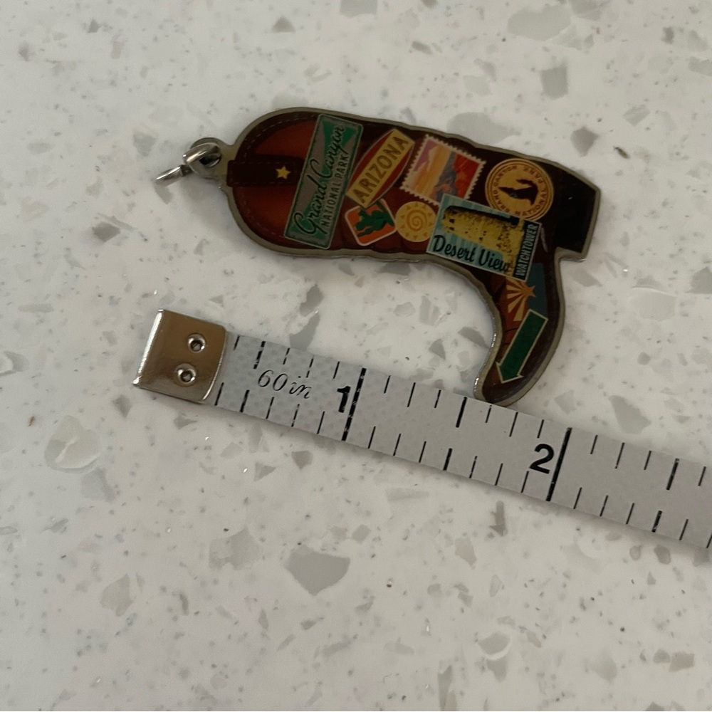 Arizona Grand Canyon Boot Charm Keychain or Necklace Western Southwestern - Picture 3 of 4